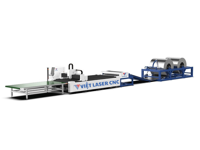Máy Cắt Laser Fiber CNC Cuộn Tôn 12 Máy cắt Laser Fiber CNC cuộn tôn