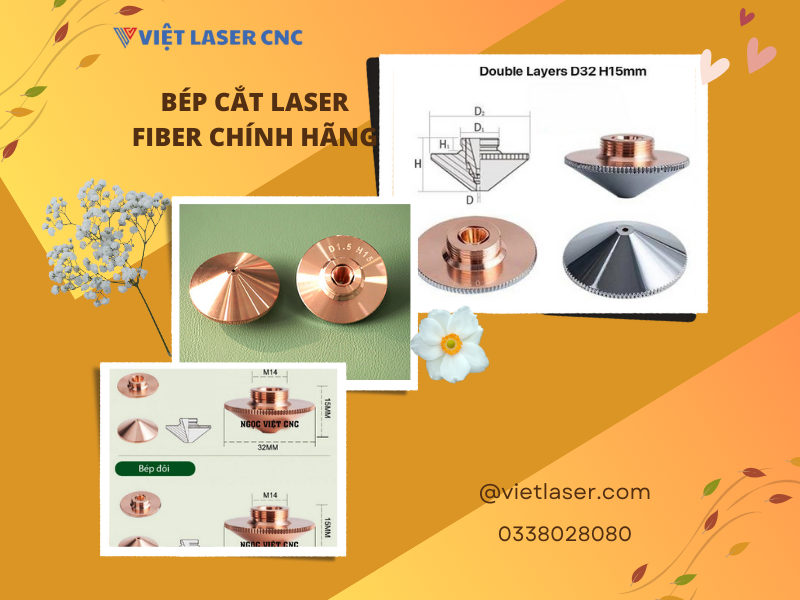 Bép Cắt Laser Fiber Chính Hãng