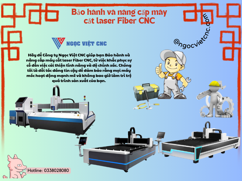 Bảo hành và nâng cấp máy cắt laser Fiber CNC