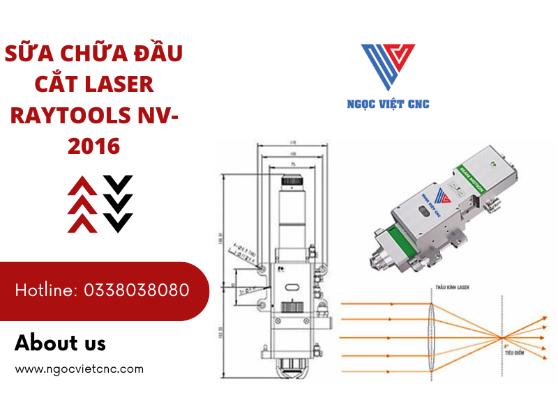 đầu cắt laser Raytools NV-2016