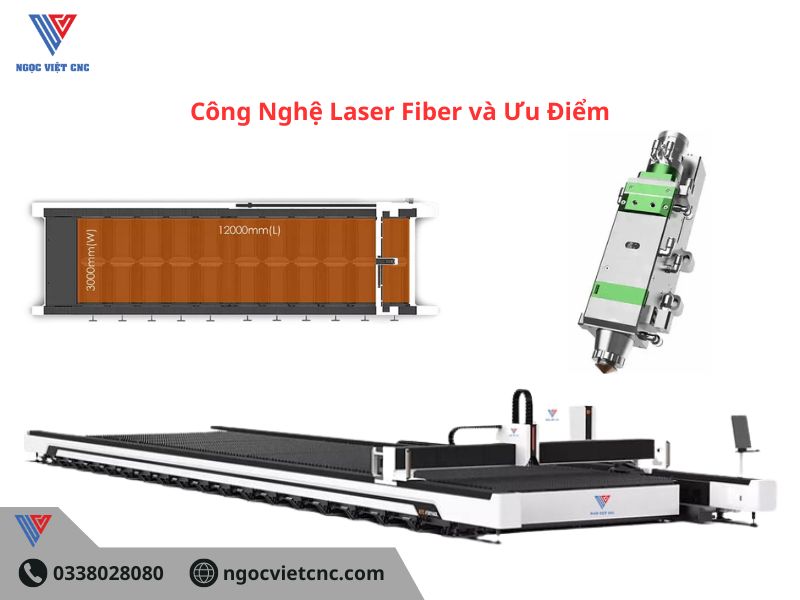 Máy Cắt Laser Fiber Dòng LM- Giải Pháp Cắt Tấm Dày Khổ Lớn của Ngọc Việt  CNC | Việt Laser cnc
