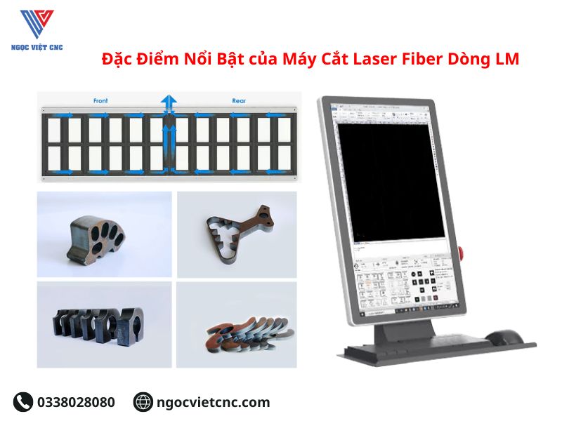 Máy Cắt Laser Fiber Dòng LM- Giải Pháp Cắt Tấm Dày Khổ Lớn của Ngọc Việt  CNC | Việt Laser cnc